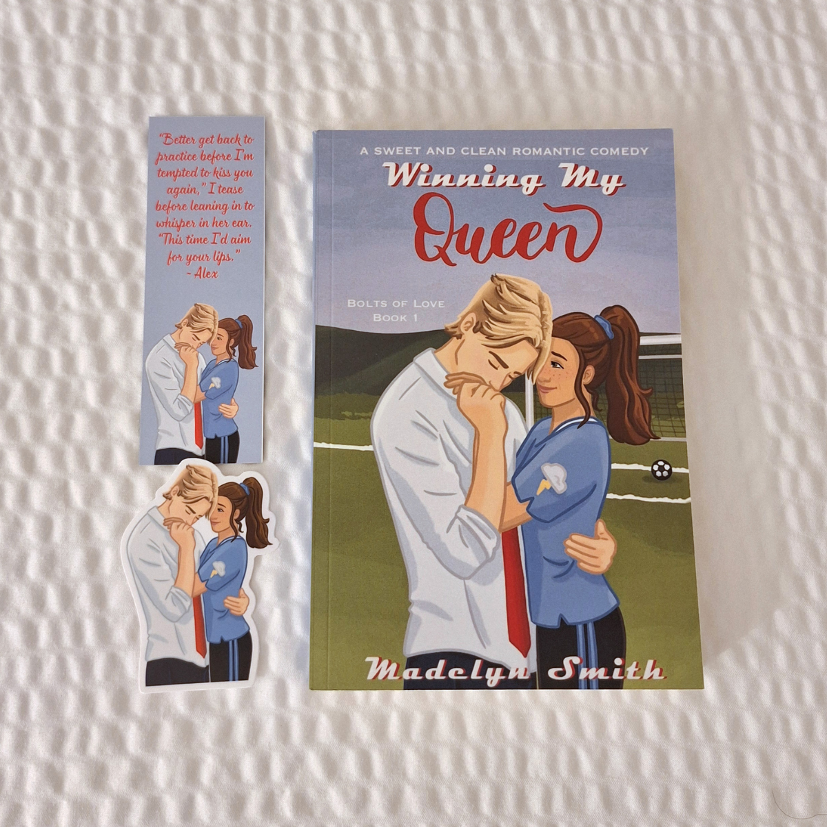 Winning My Queen: A Sweet and Clean Romantic Comedy (Bolts of Love Book 1) – Paperback