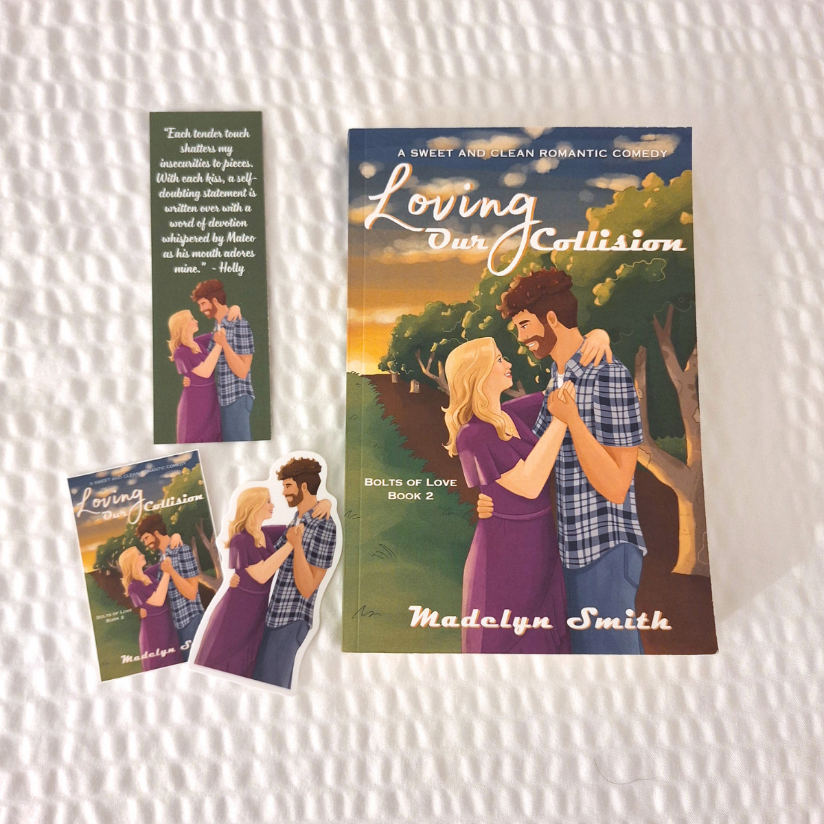 Loving Our Collision: A Sweet and Clean Romantic Comedy (Bolts of Love Book 2) – Paperback